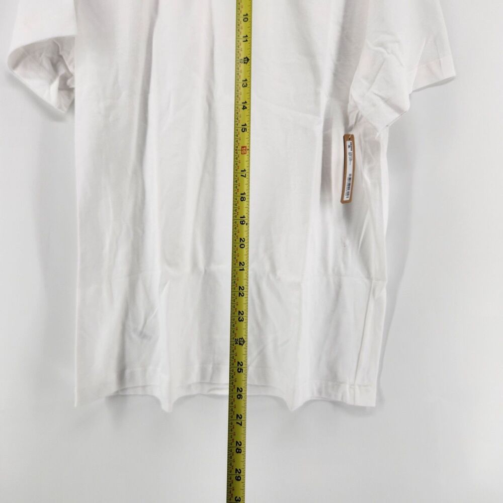 SKIMS Men's Large White Chalk Cotton Classic T-Shirt NWT $44 - Picture 7 of 8